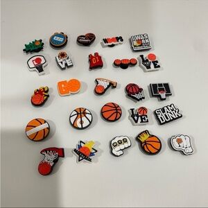 Basketball Fun Kids Shoe Charms Set